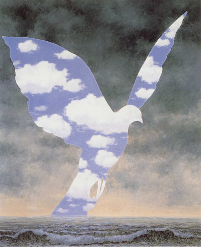 René Magritte (1898-1967). La Grande Famille, 1963, Collection Nellens, Knokke-le-Zoute (Belgique).