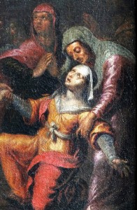 « Exorcisme », Détail du tableau attribué à Jean Nicolle (1610- vers 1650)  (XVIIe siècle),