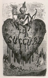 Gustave Doré (1832-1883). Le succube. Gravé par Jacques Adrien Lavieille pour les Contes drolatiques d'Honoré de  Balzac 5e édition. (1855).  Honoré - 1855. 