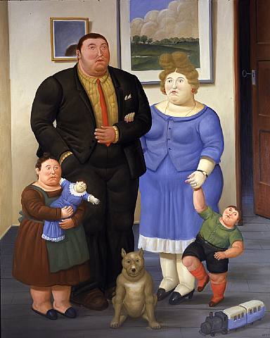Fernando Botero. Une famille. 