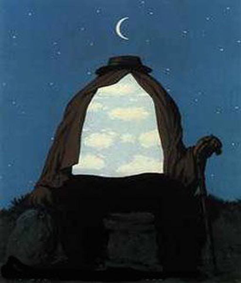René Magritte (1898-1967) Le thérapeute (1962). 