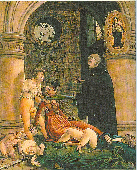 Meister der Wunder von Mariazell (Femme exorcisée.