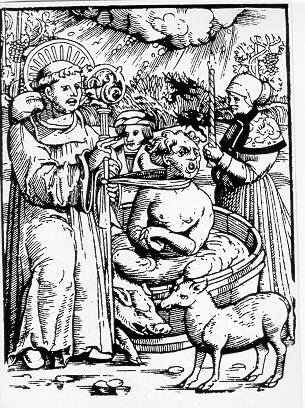 Exorcism, 16th century.