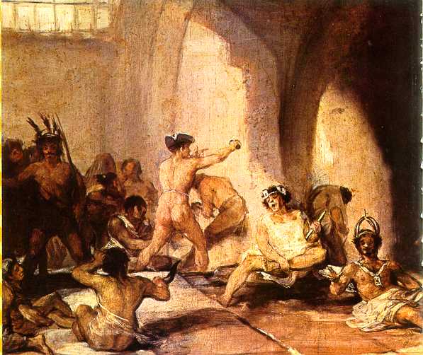 Francisco Goya - La casa de los locos.