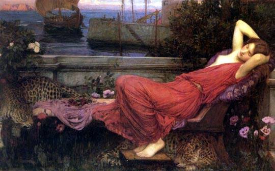John William Waterhouse (1849-1917). Ariadne (1898).