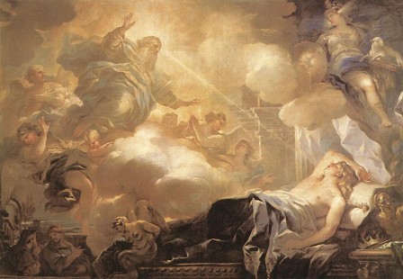 Luca Giordano (1634-1705). Le rêve de Salomon (1693), Musée du Prado. 