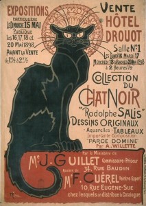 Affiche du Chat noir par Steinlein. 