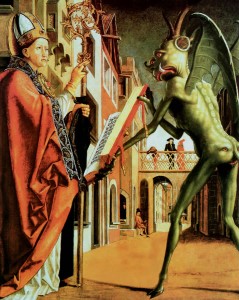  Saint Augustin et le diable, Michael Pacher (env. 1471).