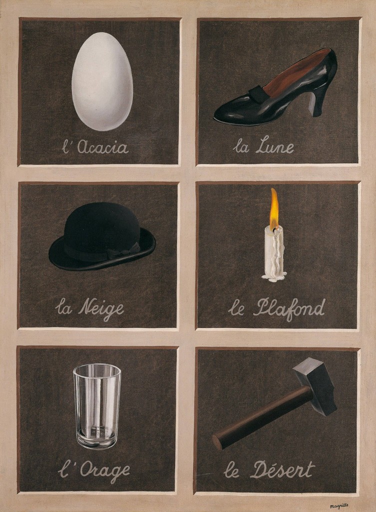 René Magritte (1898-1967)- La-clef des songes, 1930.