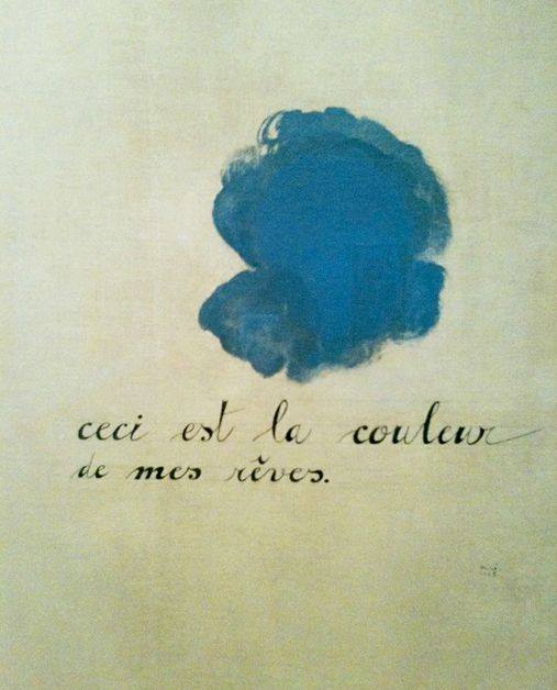 Joan Miró , this is the color of my dreams, 1925. (Détail).
