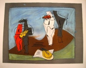 Lithographie de Pablo Picasso, Rêves d'enfant sur Amorosart 