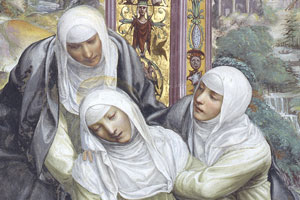 L''évanouissement mystique de sainte Catherine Basilique Saint Dominique. 