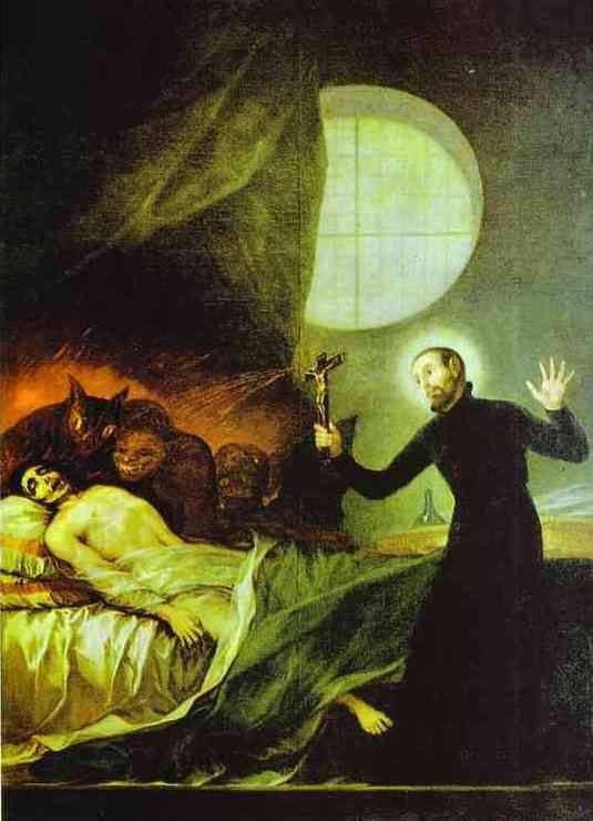 St.Francis Borgia Exorcisme. 