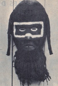 Masques utilisés par les sorciers et féticheurs en pays Guerzé.