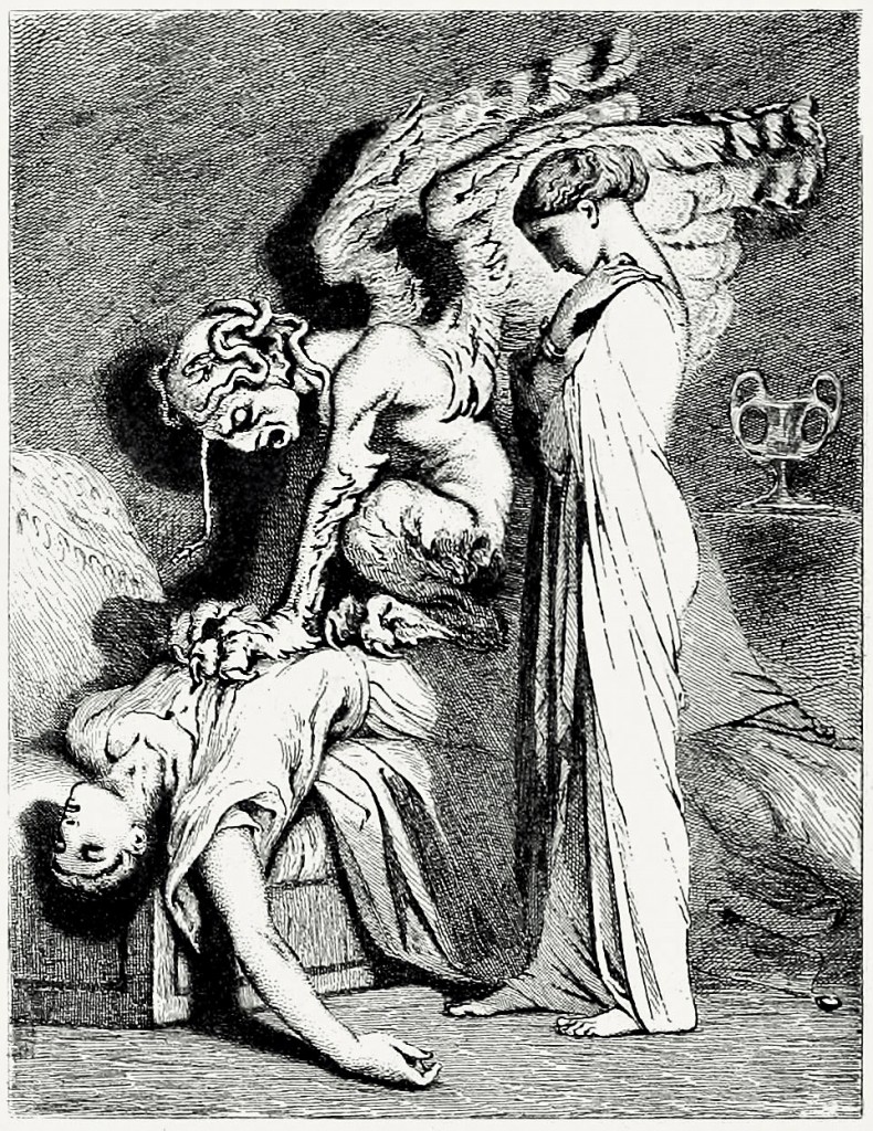  Tony Johannot (1803-1852). - Illustration pour Smarra de Charles Nodier.