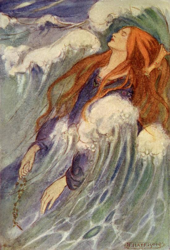  Emma Florence Harrison (1877-1955). - Dreamland - iIllustration to The Poems of Christina Rossetti.
